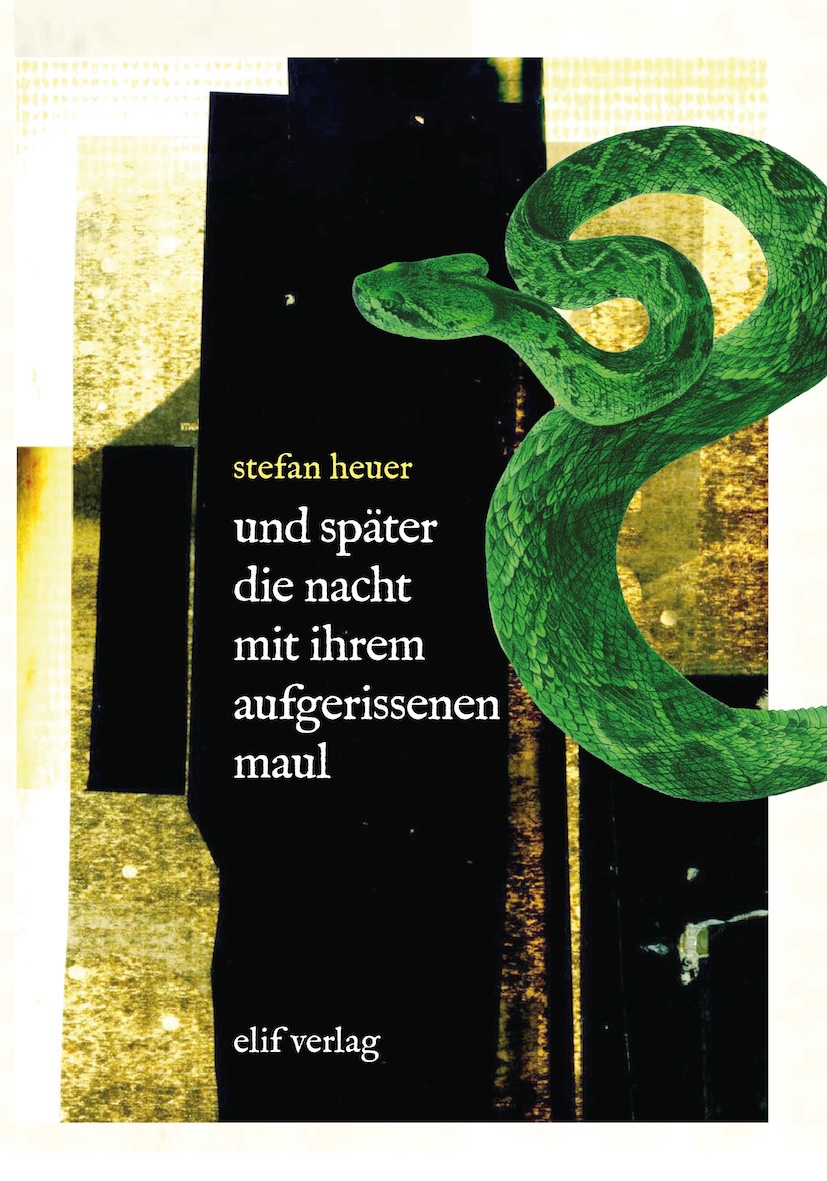und später die nacht mit ihrem aufgerissenen maul